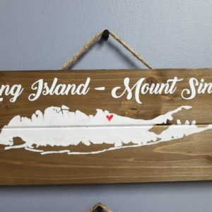 12" Long Island Hand Designed Wall Decor *ANY TOWN AVAILABLE*